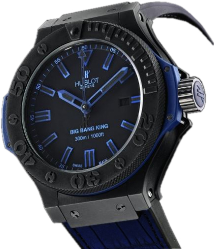 swiss Hublot 322.CI.1190.GR.ABB09 Big Bang King All Black Blue Limited watches for men
